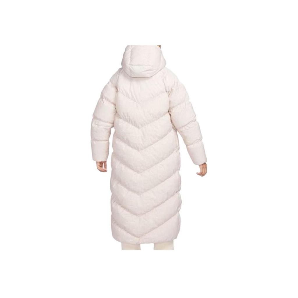 Nike Therma-Fit Langer Daunenmantel mit Kapuze Damen Oberbekleidung Rosa FD8213-104