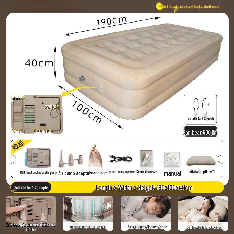 Portable Automatic Inflatable Camping Mattress and Floor Mat