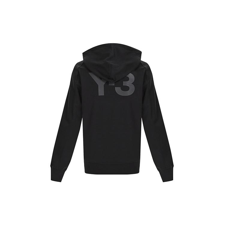 Y-3 Sweatshirts Unisex Black Hooded Moderate Straight Fit FJ0354