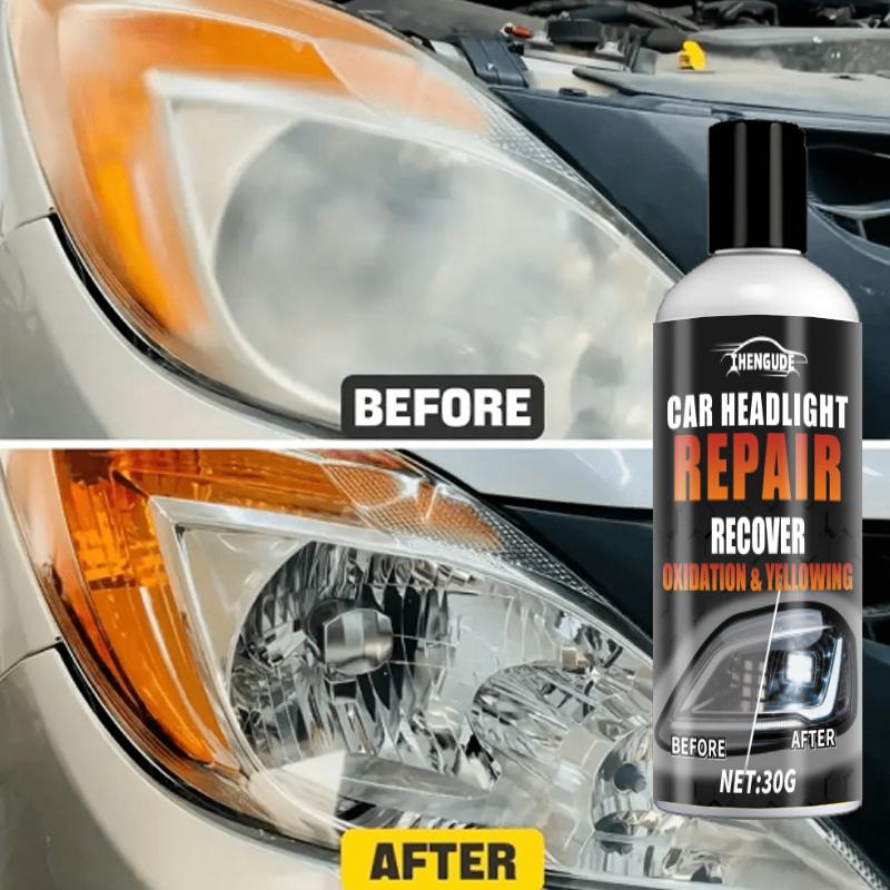 Car Headlight Repair Kit, Quickly Solves Problems of Aging, Scratches, and Yellowing – Easy DIY Operation Restores over 90% of Brightness