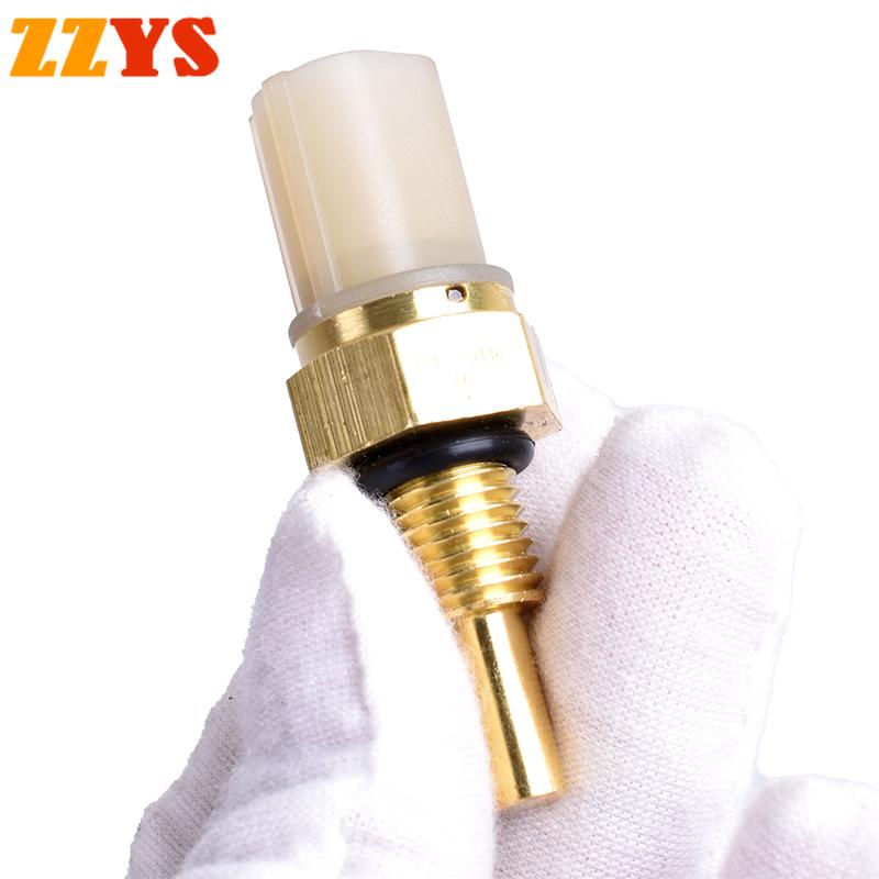 M10 10mm Motorcycle Single Water Tank Temperature Sensor Temperature Control Switch Assy Radiator Cooling Fan Thermo Sensor