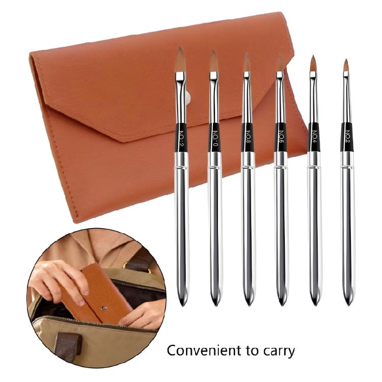 6Pieced Expandable Art Brush Set Ideal For Plein Air Painting And Sketching