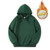Men's Heavyweight Iron Gray Fleece Hoodie - Warm, Loose Fit for Autumn/Winter