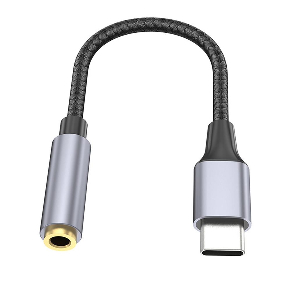 15cm Type C to 3.5mm Audio Adapter Cable for Huawei Honor Xiaomi iPhone 15 Series Headphone Converter 15cm