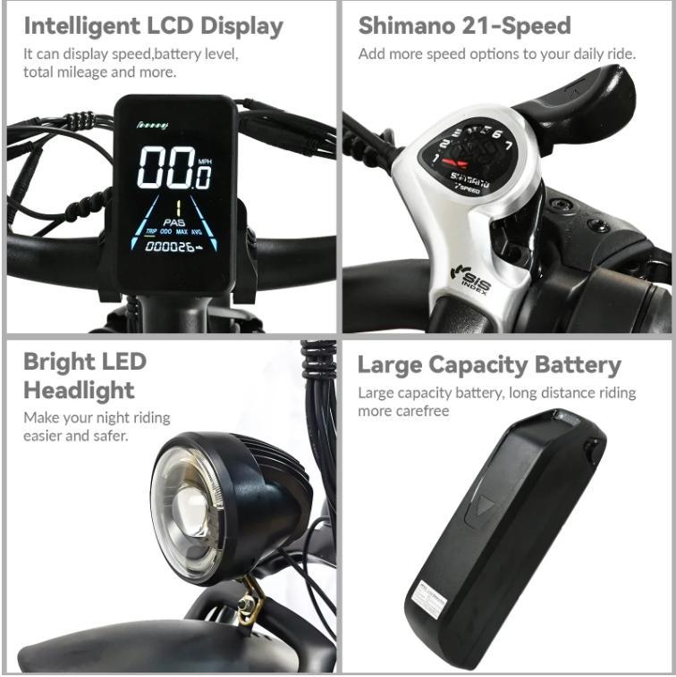 2026 New BLJ DP-2602 2000W Dual Motor 48V 23AH Battery Hydraulic Brake, Aluminum Alloy Frame, Adult Electric Bicycle.