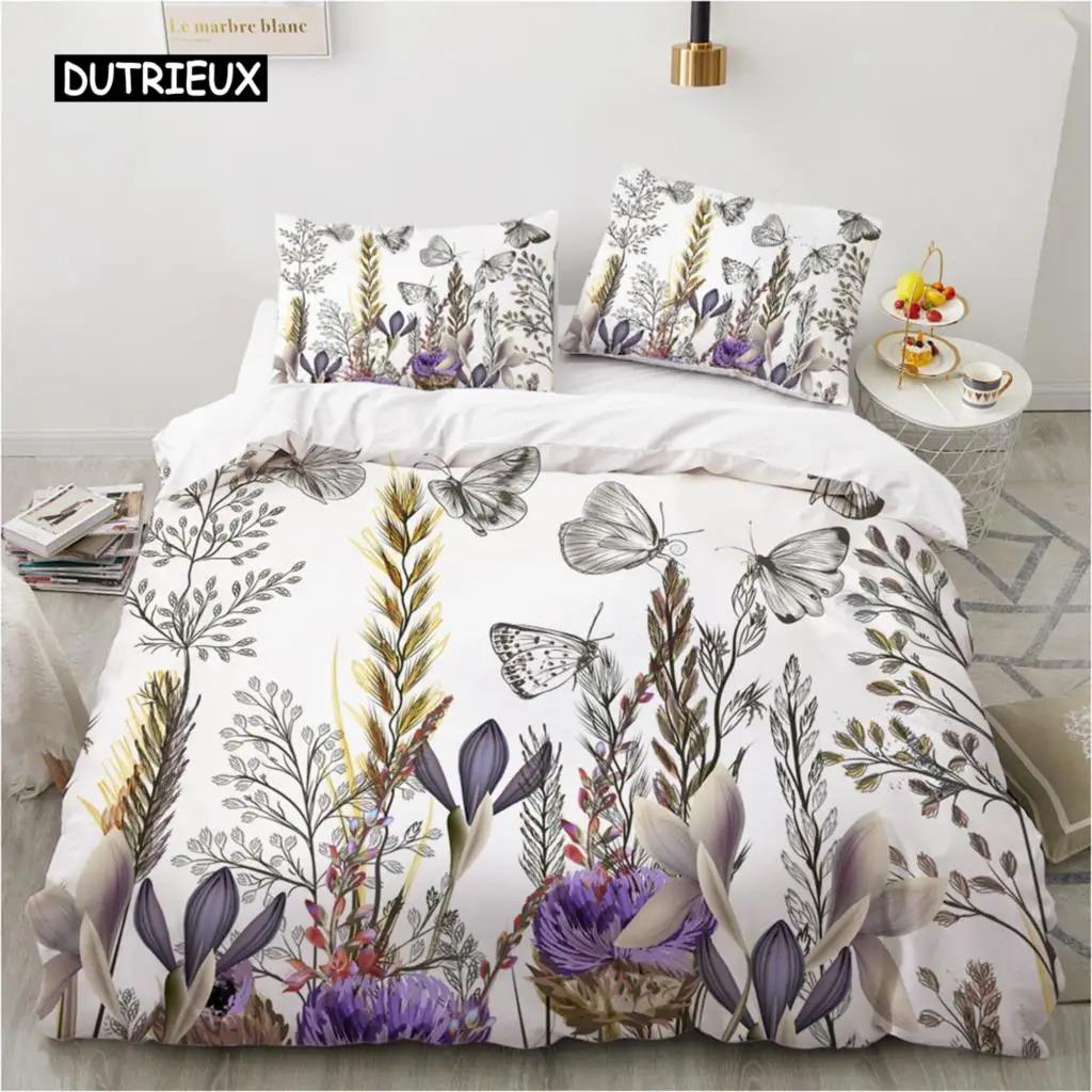 Luxury 3D Bedding Set Europe Double Duvet Cover Comfortable Blanket Quilt Nordic Bed Linen