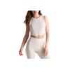 Nike Sportswear Essentials Ribbed Crop Tank Women Tops Beige FB8279-104