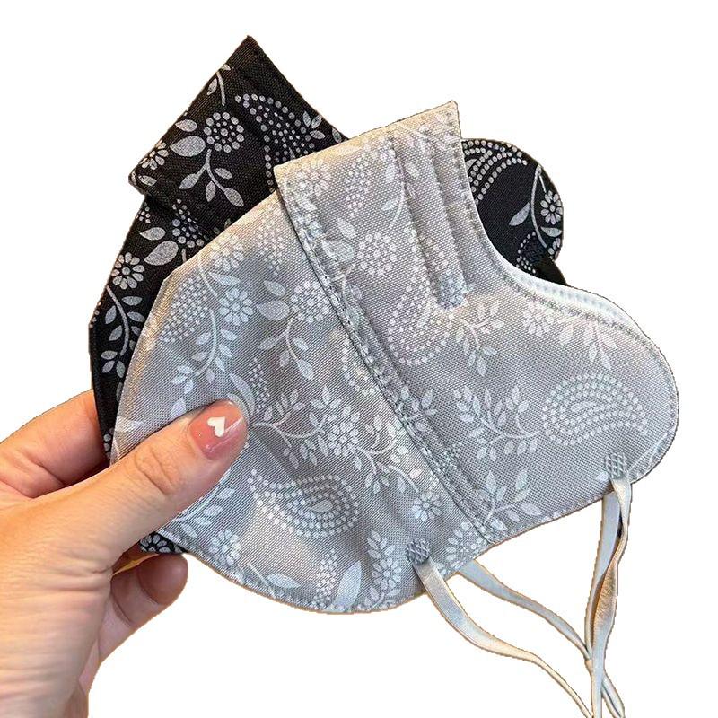 Winter Warm Cotton Mask for Women - Thickened, Open Mouth, Anti-Fog, Eye Corner Protection, Cold-Proof, Washable.