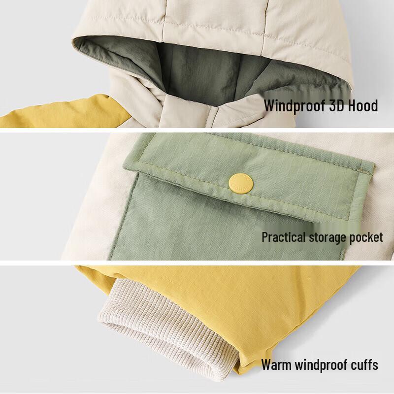 YEEHOO Boy's Winter Hooded Down Jacket