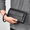 Weixier Men's Vintage PU Leather Zipper Clutch Wallet
