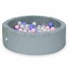 Dry Pool 90x30 Corduroy Light Mint 200 Balls: Transparent, Pearl, Light Pink, Heather