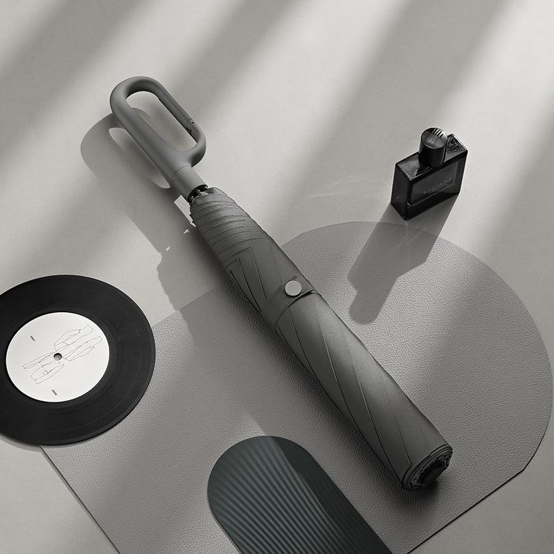 Helautomatisk solskjerm Anti-UV Vindtett Vanntett Reise Utendørs Fiske Camping Paraplyer Med 10K Fiber Rib