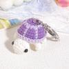 Cute Crochet Turtle Plush Keychain Handmade Mini Pendant For Backpack Bag Car Keys Home Desk Decor Gift Accessory