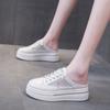 Thick-soled Bag Head Half Slippers Women's 2025 Summer Mesh Breathable One-pedal Lazy Shoes Inner Height Increase Inner Height Increase Design