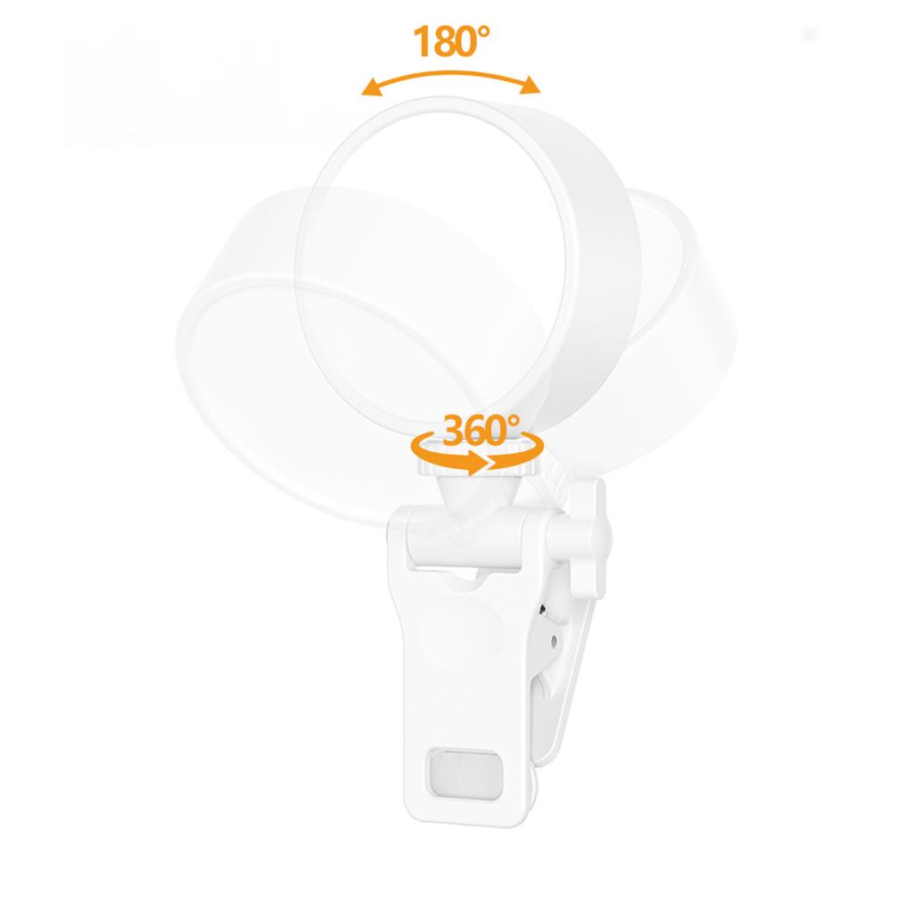 Mini fill light ring light mobile phone tofu selfie light video conference live broadcast light magnetic pocket light