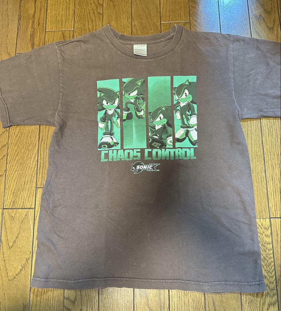 

[USED] 00s Sonic X T-shirt M anime sonicX