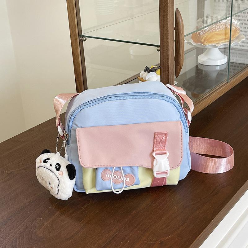 Internet celebrity fashion small bag 2025 new trendy Japanese small fresh student messenger bag cute boy and girl small bag