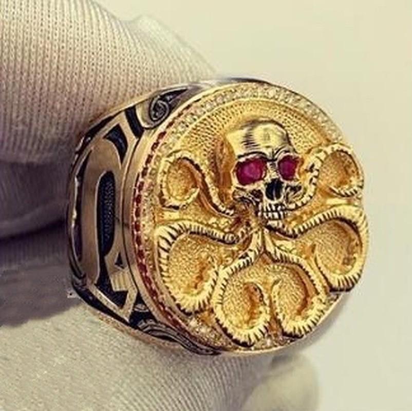 Personalized Men'S Skull Men'S Ring Creative Domineering Punk Fashion Ring Big Promotion 1-2 Yuan