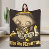 Peter Griffin  Blanket Quality Super Soft  Throw Blanket Winter Child Couch Chair Novelty Bedspread