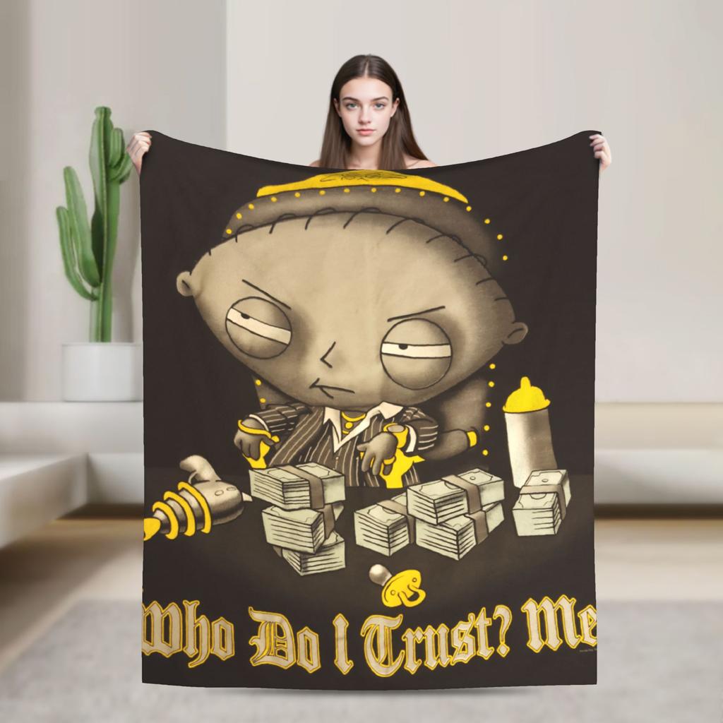 Peter Griffin  Blanket Quality Super Soft  Throw Blanket Winter Child Couch Chair Novelty Bedspread