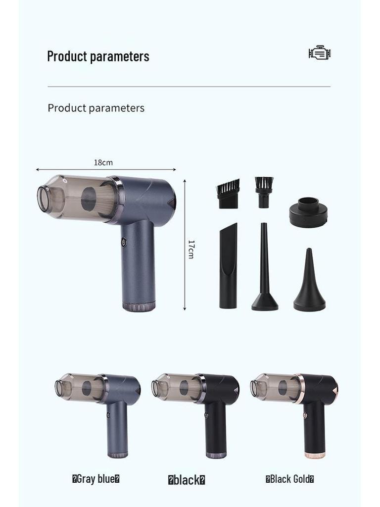 Leistungsstarker Akku-Handstaubsauger für Auto und Zuhause, mit starker Saugkraft und dualer Portabilität