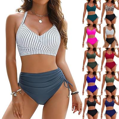 Frauen Bikini Sexy Hohe Taille Badeanzug Strand Bademode Weiblichen Sommer Badeanzug