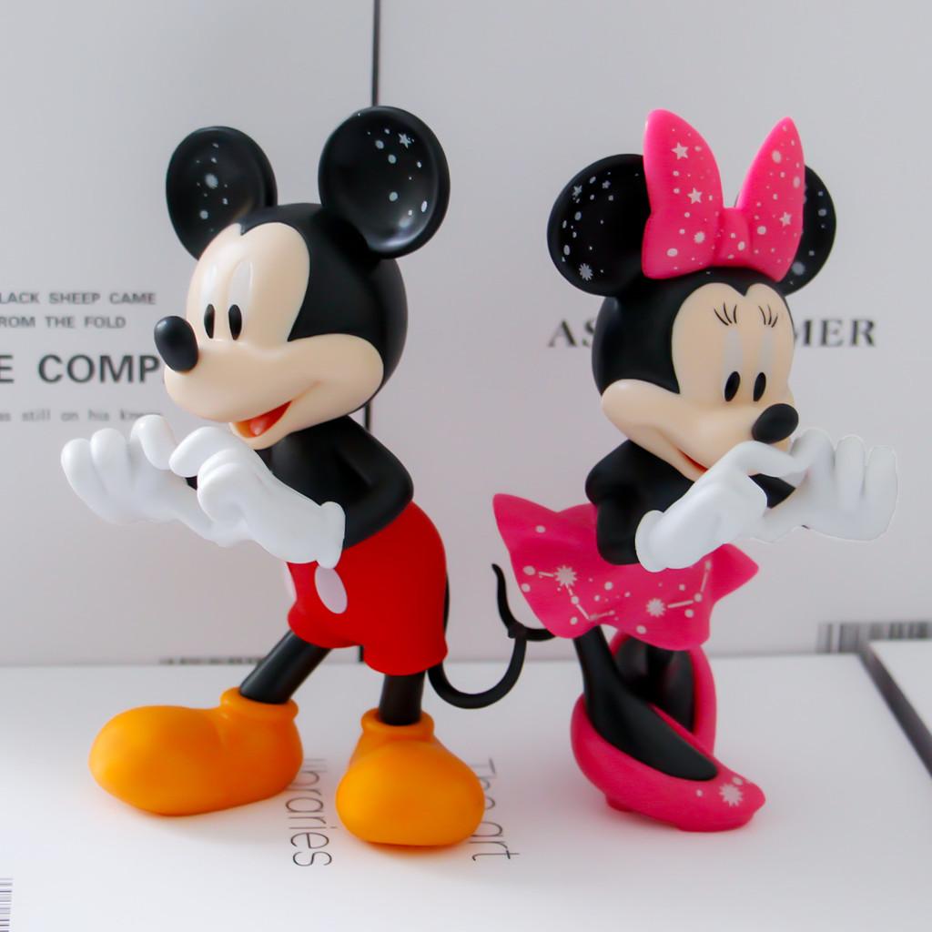 Mickey Mouse And Minnie Wedding Figurines Pvc Couple Gift For Wedding And Home Decor