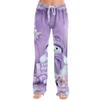 Women's Christmas Print Casual Pants with No Pockets for Holiday Wear