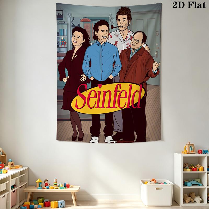Seinfeld Pattern Home Decor Tapestry, Wall Hanging, Decorative RV Wall Cloth.SGT0917212