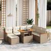 VidaXL Garden Lounge Set with Cushions 8 Pcs, Patio Sofas, Patio Furniture Set, Outdoor Furniture, Beige 3276054