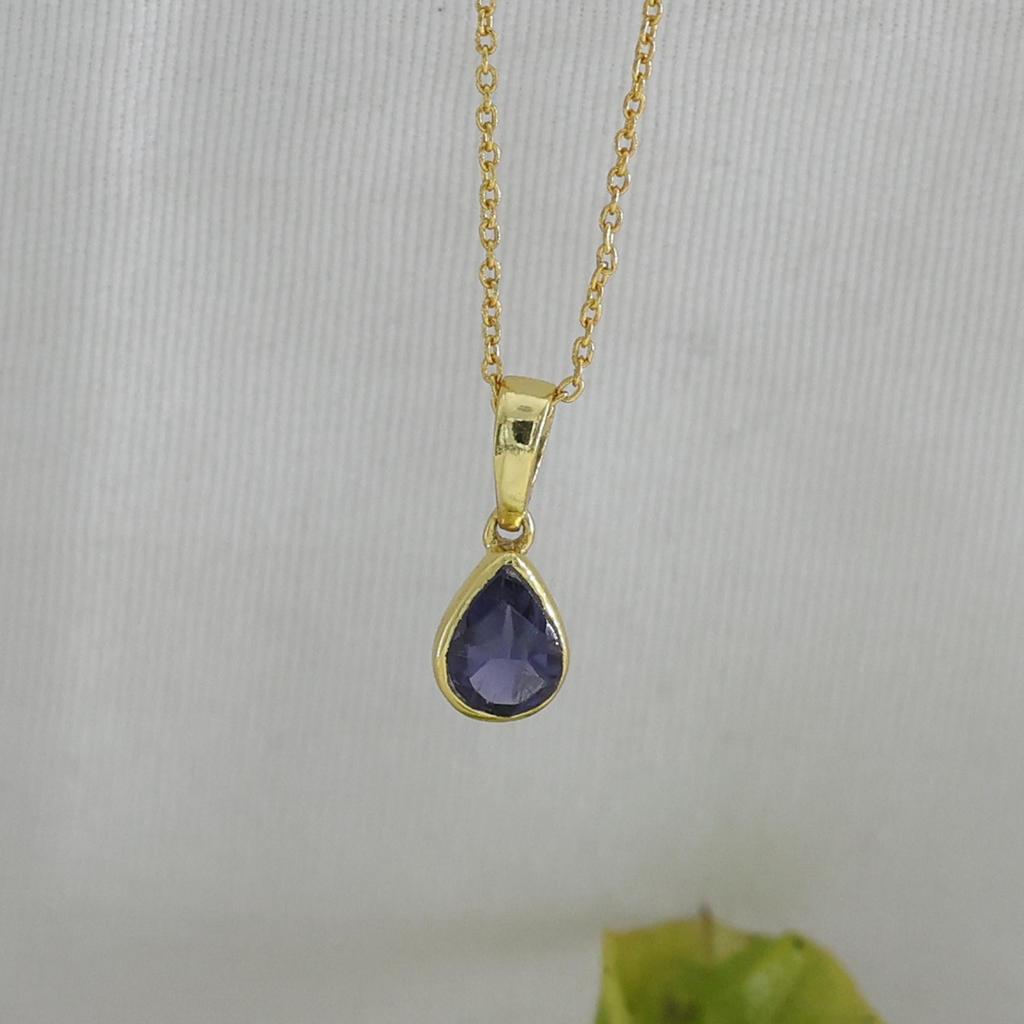 Silver Necklace, Gold Plated Jewelry, Women Necklace, Gift For Her, Birthstone Jewelry