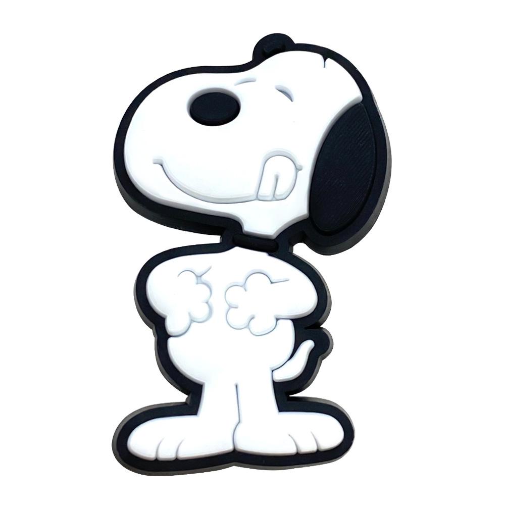 Snoopy Crocs Shoe Accessories: PVC Rubber Flower Buckles for DIY Decoration