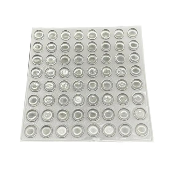 

36/40/64/100 шт. Силіконові накладки на пальці для клавіатури, Прозорі наклейки для манікюру, Наклейка для друку для жінок, Об ємні бульбашки на клавіатурі, Чохли для клавіатури ноутбука/ПК B