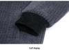 2025 Men's Stand Collar Thickened Velvet Jacket, Winter Woolen Coat