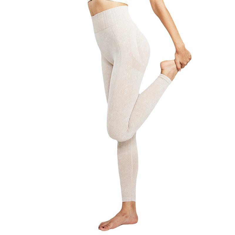 High Waist Bauchkontrolle Nude Feel Yogahose: Einfarbig, Schnelltrocknend, Atmungsaktiv für Herbst/Winter Damen