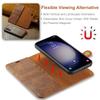 DG.MING for Samsung Galaxy S25 Case Detachable Split Leather Phone Cover