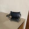 Women Mini Crescent Crossbody Bag Soft PU Leather Shoulder Bag Adjustable Strap Small Underarm Purse Casual Fashion Zipper Handbag