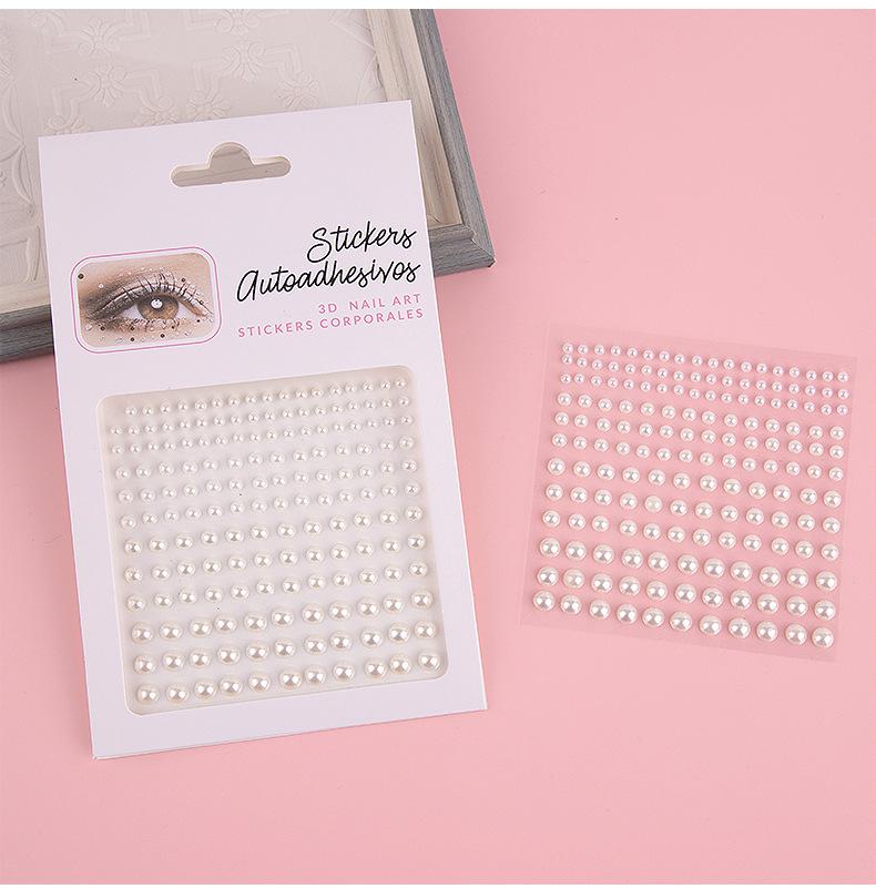 Rhinestones Yüz Mücevher Elmas Gözler Makyaj Sanatı Eyeliner Glitter Yüz Takı Çıkartmalar Geçici Dövme Parti Vücut Makyaj Araçları