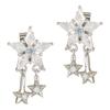 Headphone Ear Clips With Reinforced Fastener Artistic Star Shape Ergonomic Metal For Freeclip