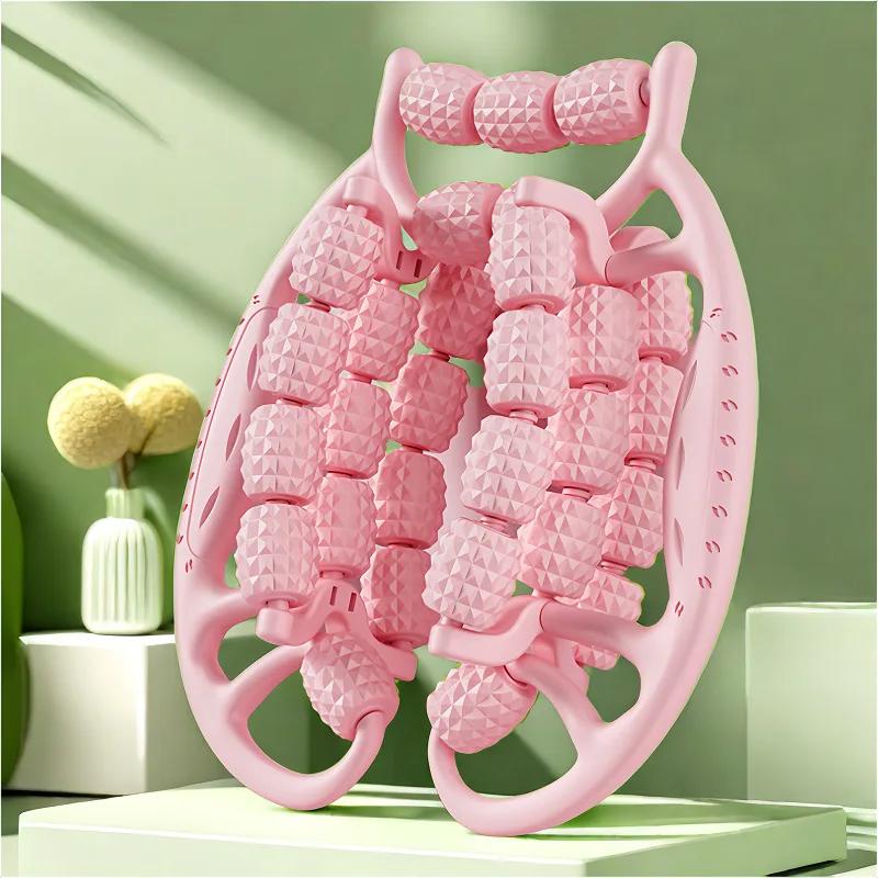 Newest 29 Wheel Leg Clamp Massager Body Slimming Roller Anti Cellulite Massage For Relaxation