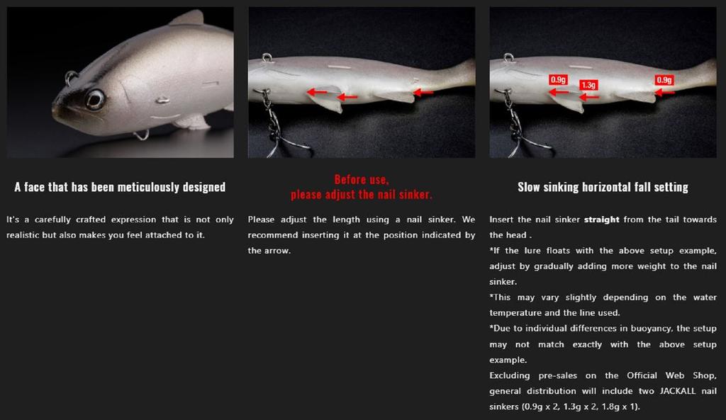 Jackall Soft Lure Vividus Swimbait 145mm 51 grams RT Yamame (0054)