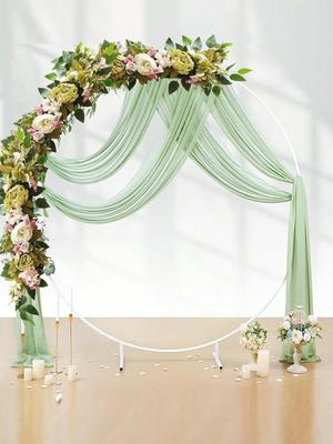 Künstlicher Blumengirlande, Türsturz, Blumen, 65 cm, Seidenrose, Hortensie, Girlande, Bogengirlande, Blumengirlande für die Haustür, Dekoration, Hochzeitszeremonie, Tischdekoration