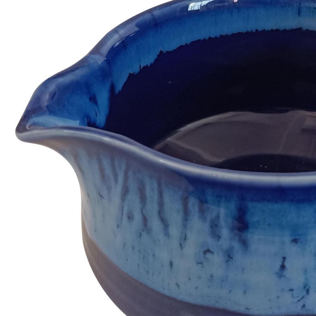 Ceramic Bowl for Matcha Preparation with Spout, Ideal Tea Gatherings