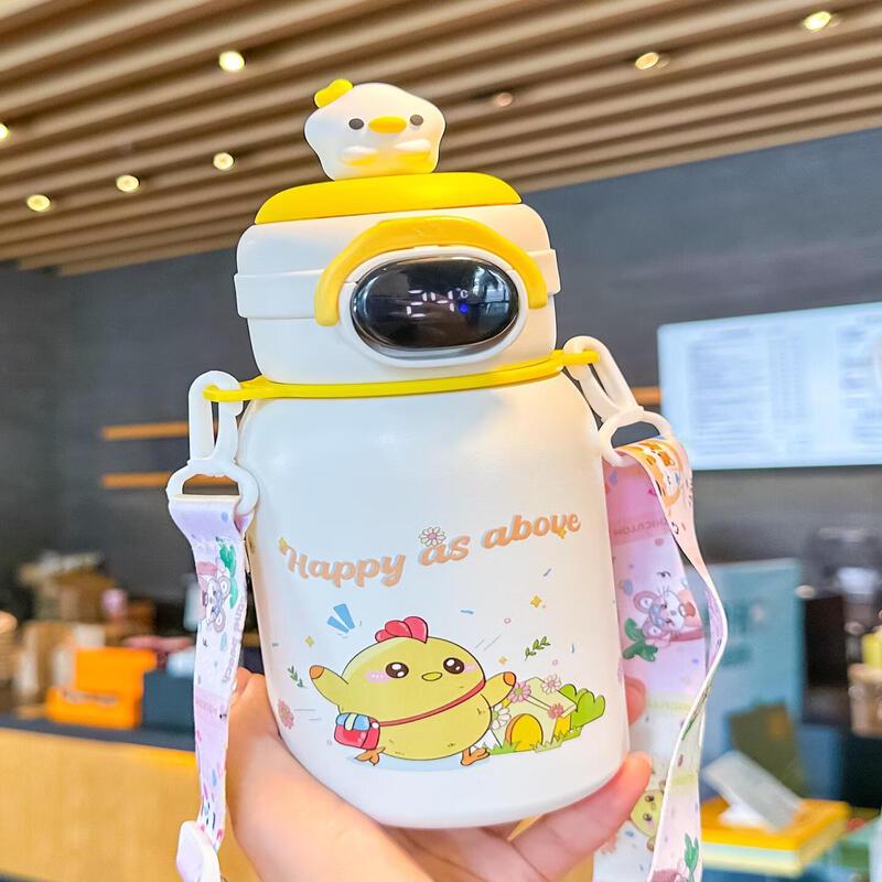 Smart Temperature Display Kids Insulated Straw Cup