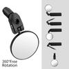Bike Rearview Mirrors 360 Degree Rotatable Adjustable for Cycling Scooter Round Handlebar End Mirror
