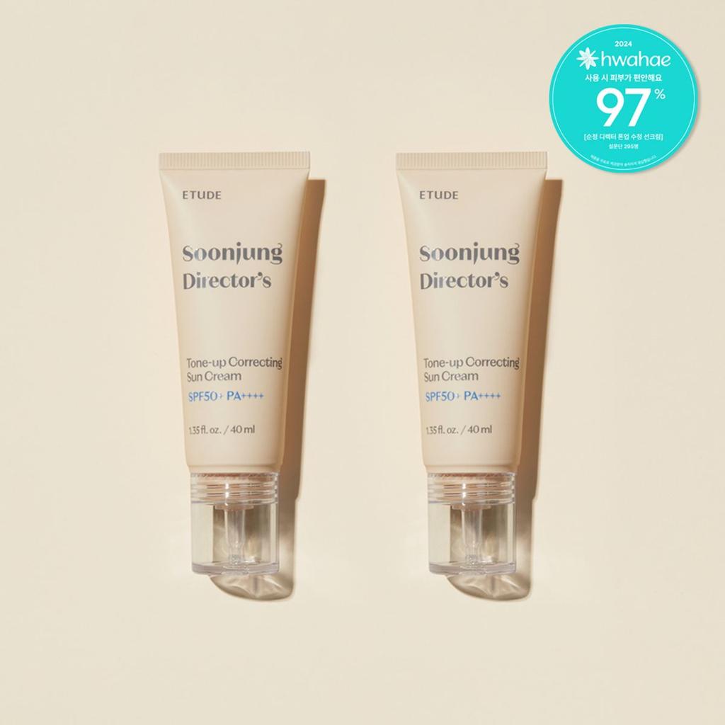 Soonjung Director Tone-Up Correction Sun Cream 2-pack (40ml+40ml)
