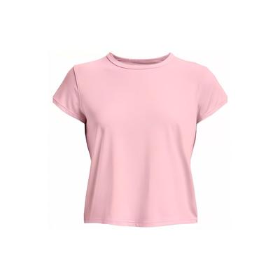 Knockout Solid Simple Training Sports Crew Neck Short Sleeve T-Shirt Women T-Shirt Pink 1374607-647