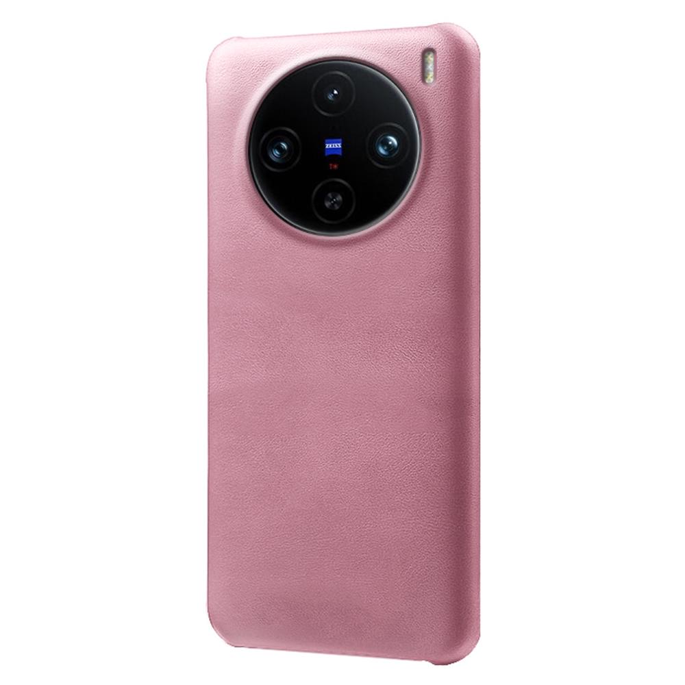 For vivo X100 Pro 5G Case Calf Texture Anti-scratch Hard Phone Cover