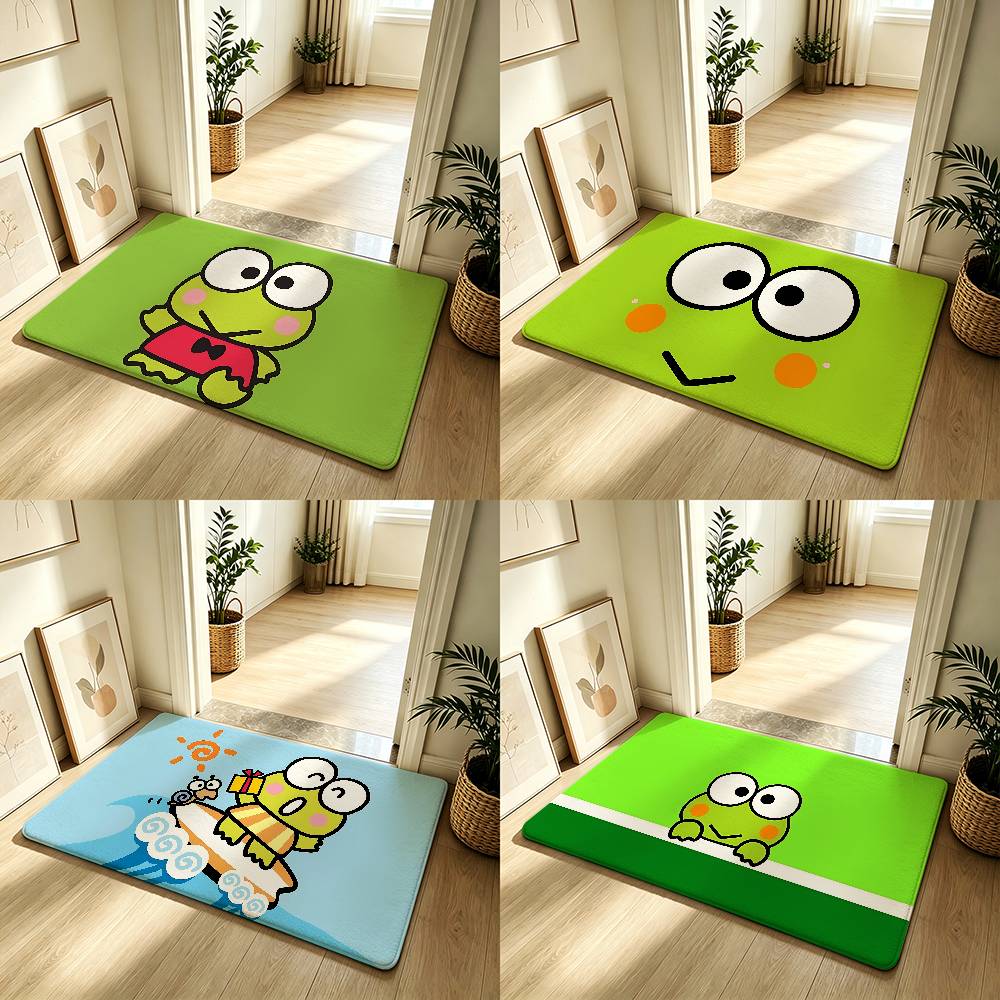 Kawaii-K-kERoppis-Cartoon Carpet Bathroom Anti-slip Mat Door Mat Home Decoration Mat Entrance Door Mat Scratch-resistant DoorMat