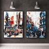 Set of Two Abstract Posters